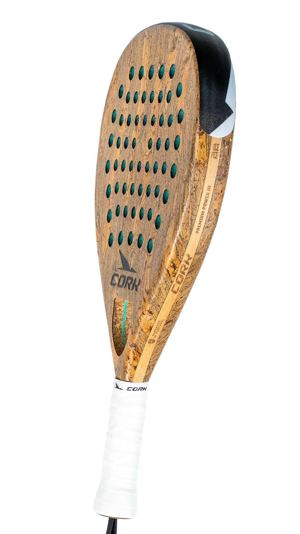 Cork Padel Racket Premium Power III + FREE Thermobag