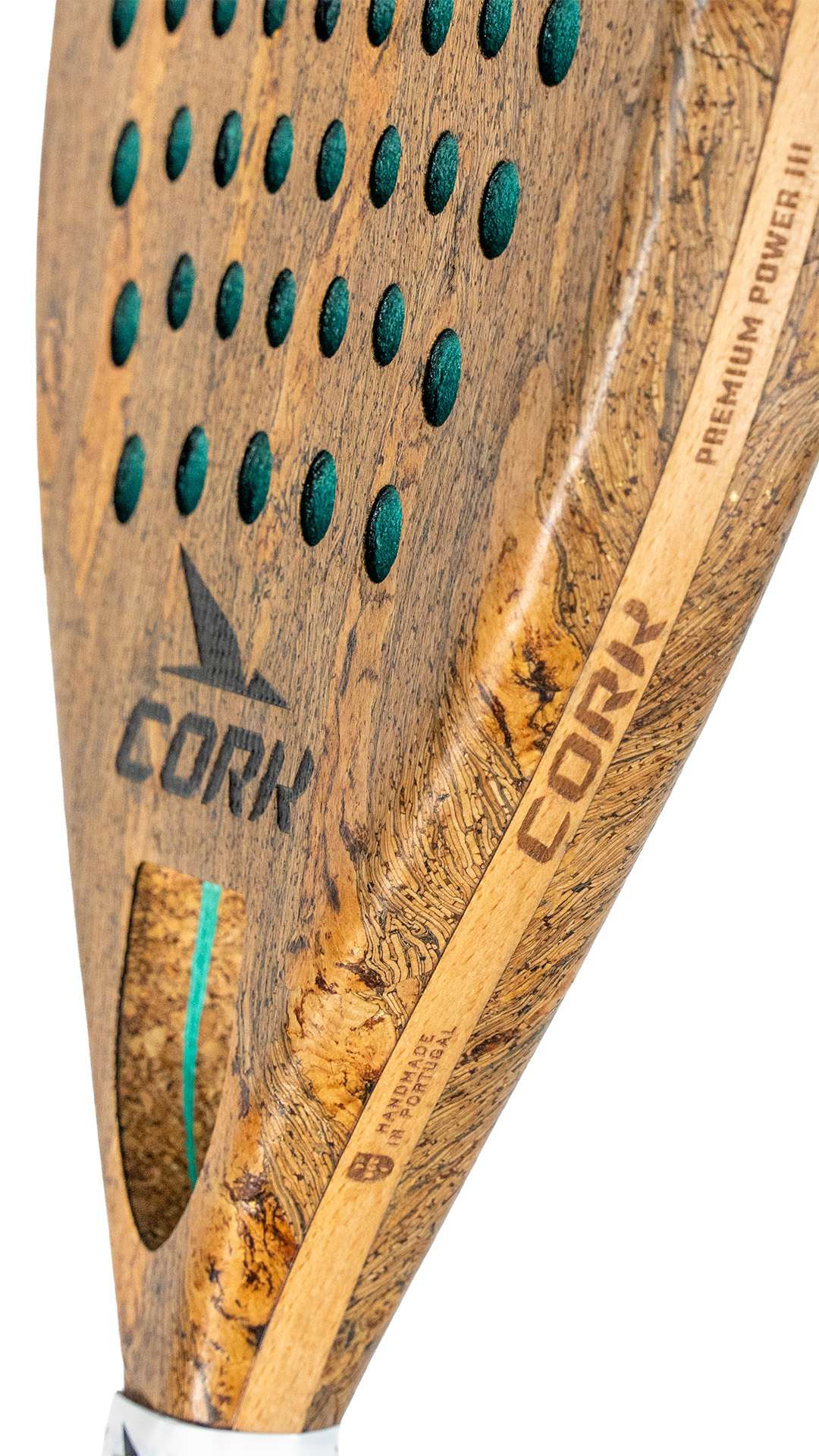 Cork Padel Racket Premium Power III + FREE Thermobag