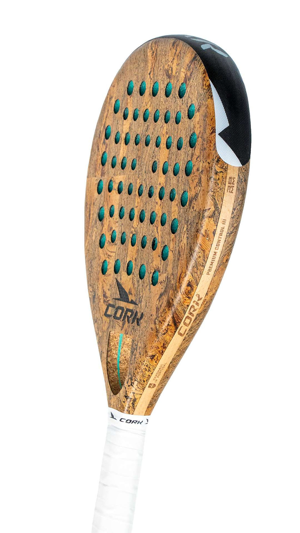 Cork Padel Racket Premium Control III + FREE Thermobag