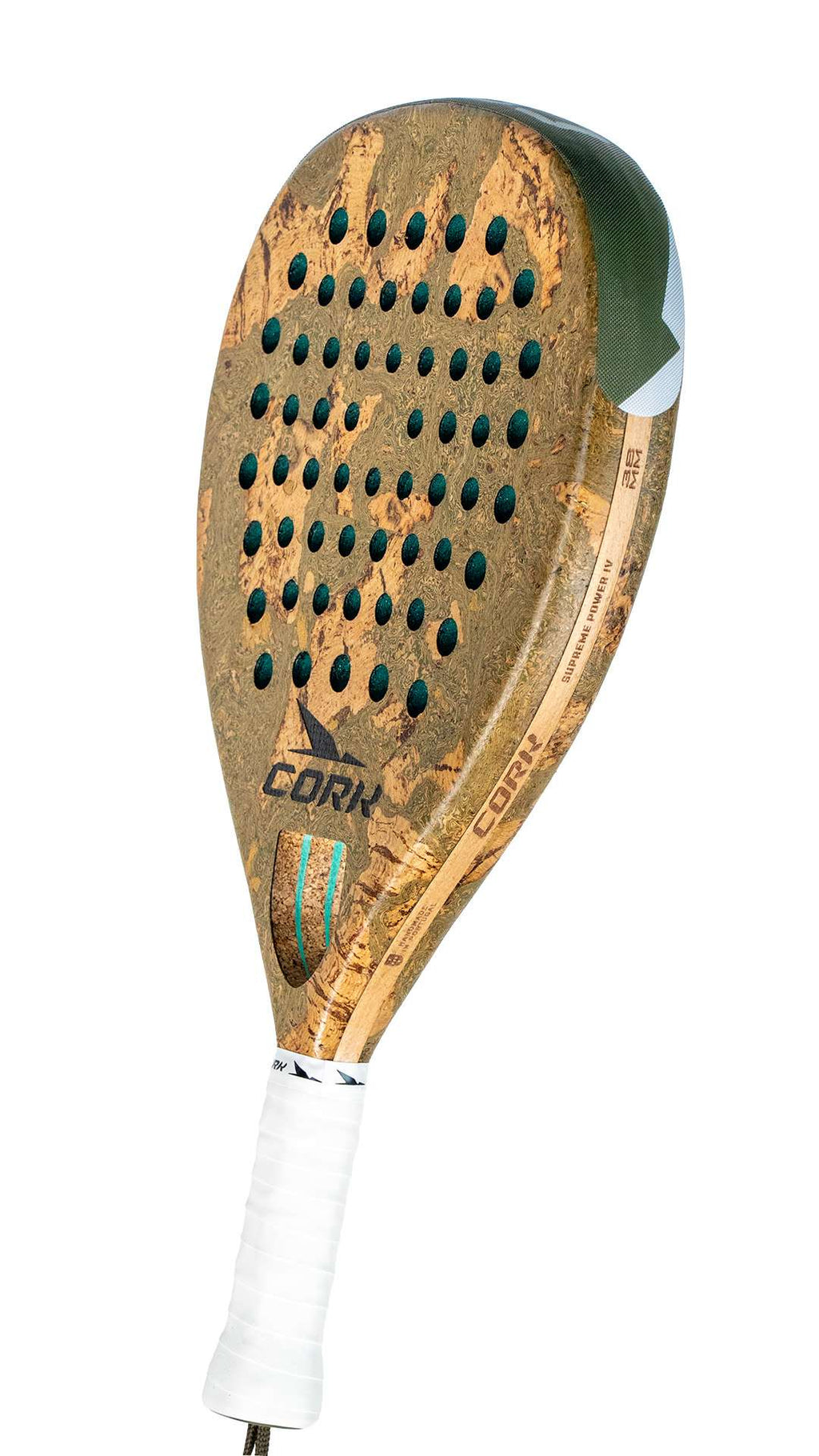 Cork Padel Racket Supreme Power IV + FREE Thermobag