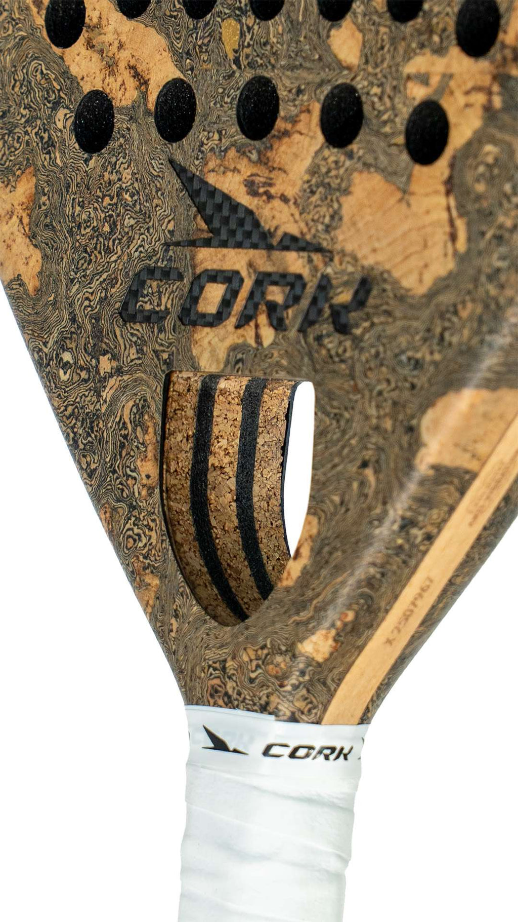 Cork Padel Racket Extreme Black II + FREE Thermobag