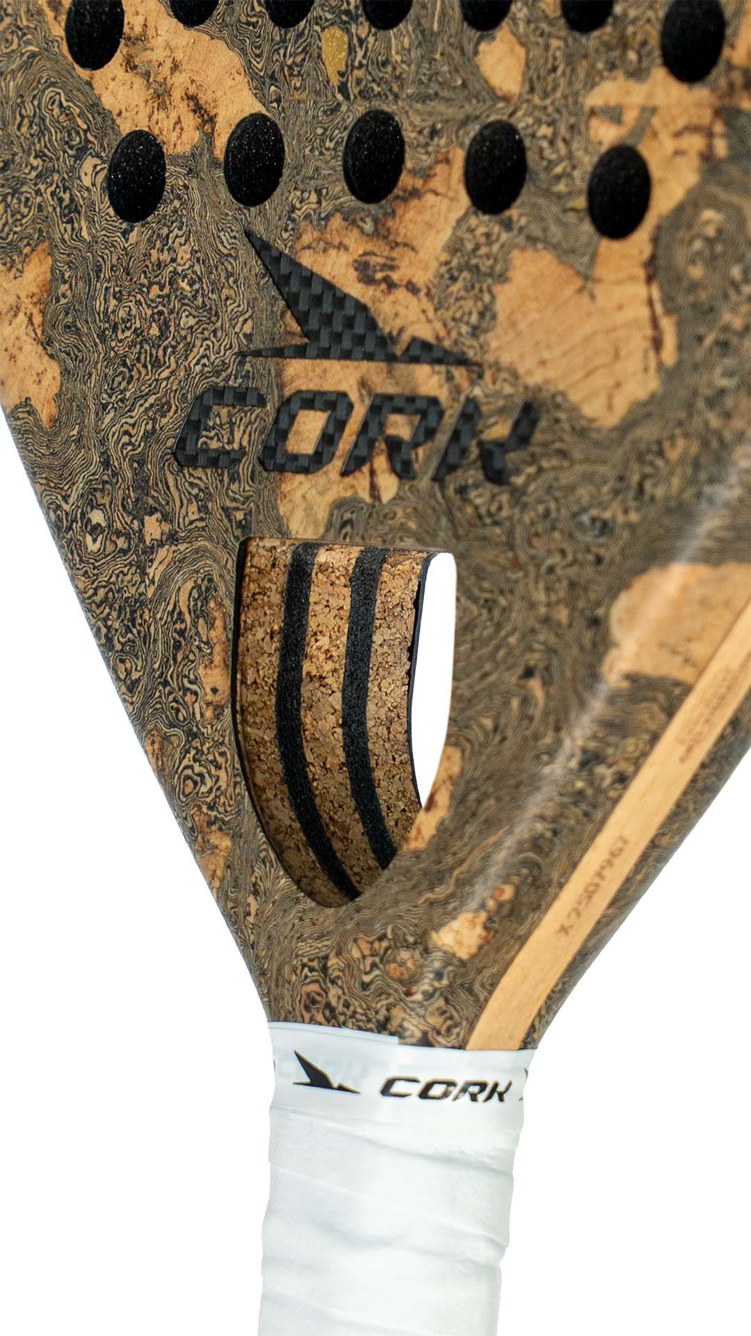 Cork Padel Racket Extreme Black II + FREE Thermobag