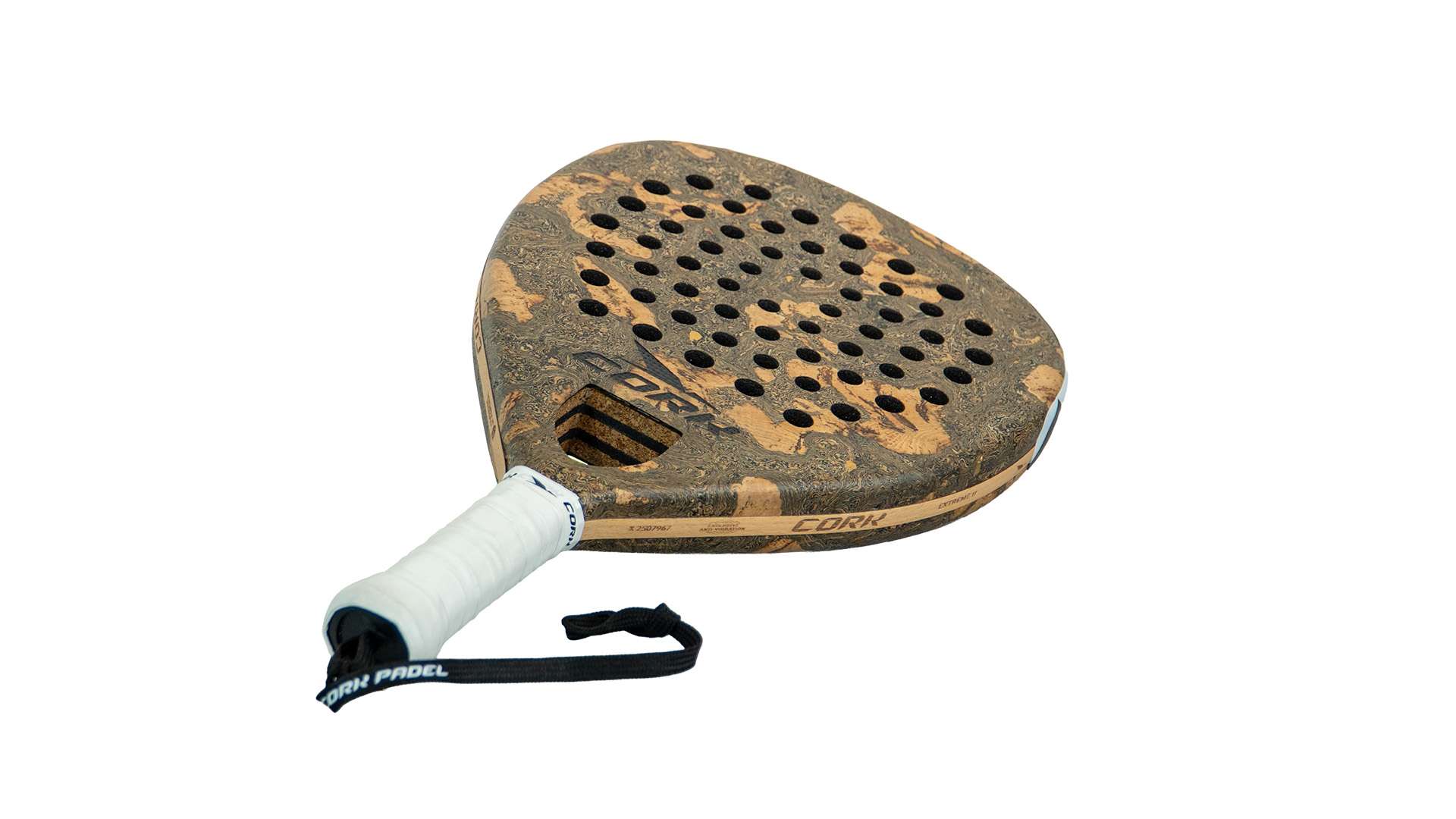 Cork Padel Racket Extreme Black II + FREE Thermobag
